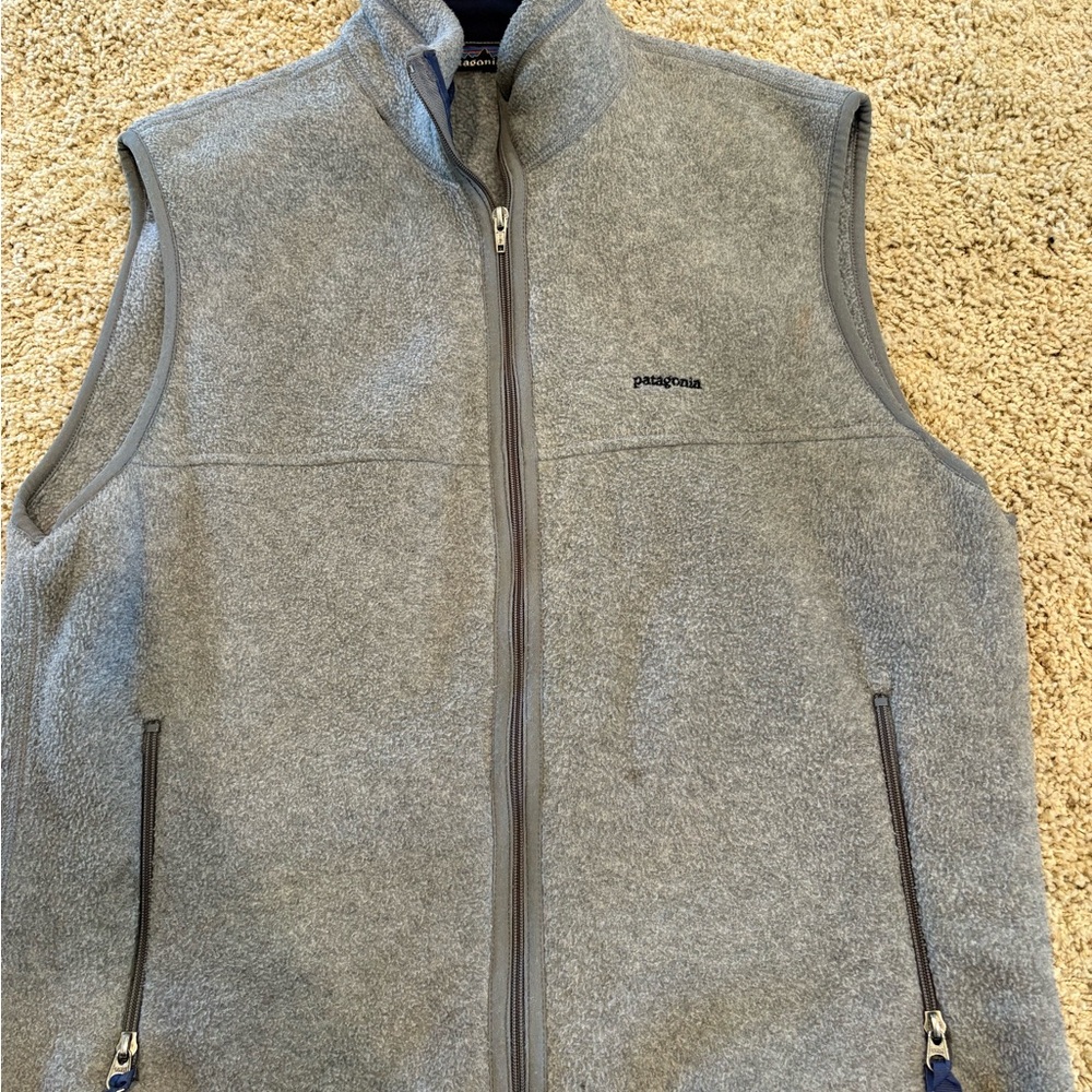 Patagonia Men's Charcoal Fleece Vest